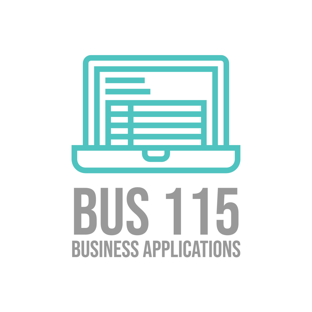 BUS 115 | Business Aplications | BYU-Idaho