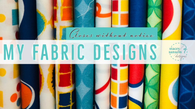 Stacey Sansom | My Fabric Design Closes Doors WITHOUT Notice | Need new fabric sales venue