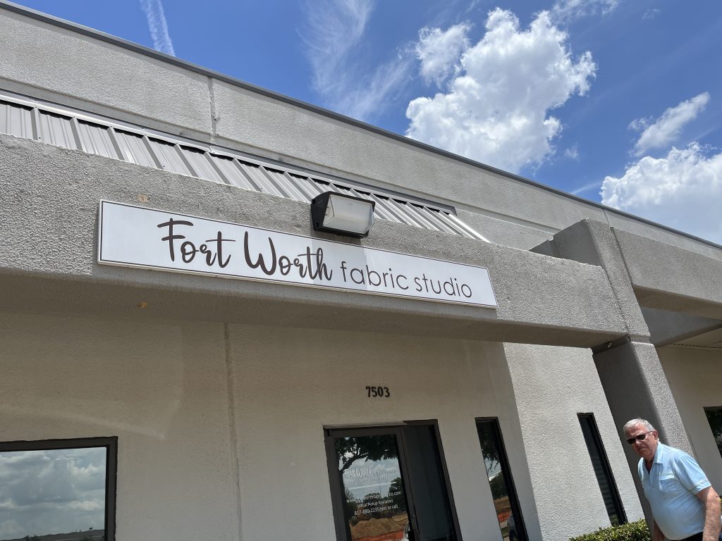 Fort Worth Fabric Studio warehouse  address is not a storefront - online orders only